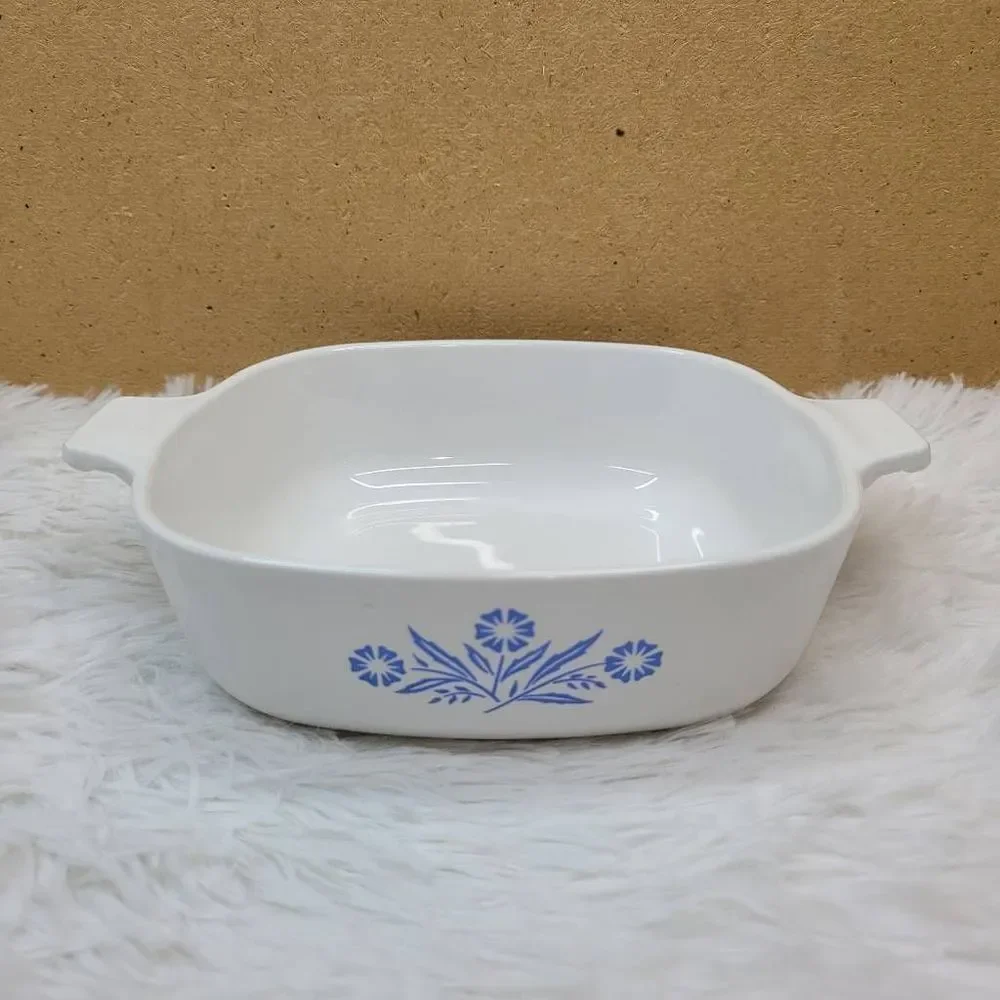 Vintage Corning Ware 1 Quart Blue Cornflower Casserole Dish P-1-B